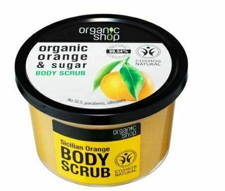 Organic Shop Tělový peeling Sicilský pomeranč 250ml porovnat ceny