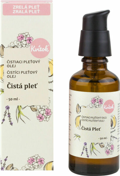 Kvitok Čisticí olej Čistá pleť pro zralou pokožku 50ml porovnat ceny