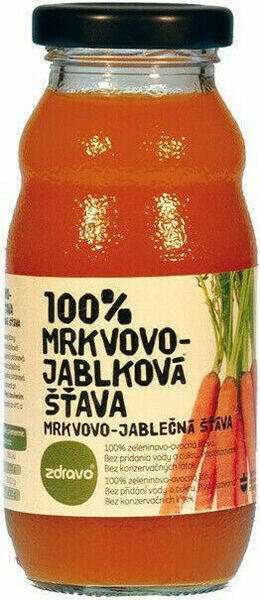 ZDRAVO Šťáva 100% mrkvovo-jablková 200ml porovnat ceny
