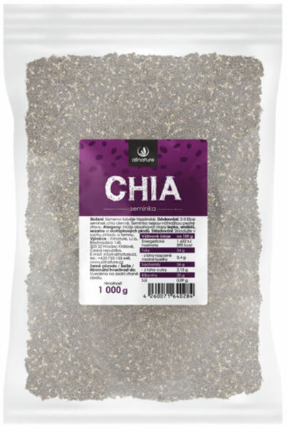 Allnature Chia semínka 1000g porovnat ceny