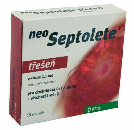 Neoseptolete Třešeň orální pastilky 18x1.2mg porovnat ceny