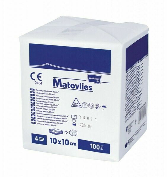 Matovlies 10x10cm 100ks kompresy netk.text.30g 4vr porovnat ceny