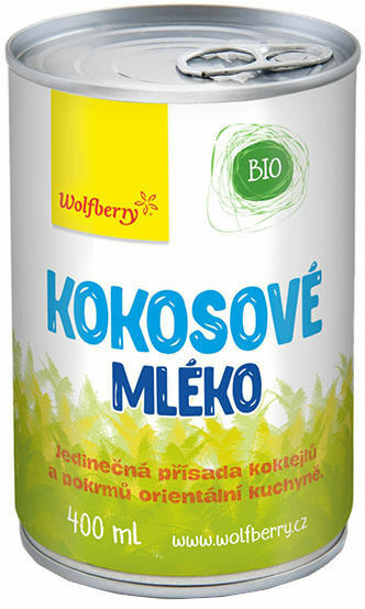 Wolfberry Kokosové mléko BIO 400ml porovnat ceny