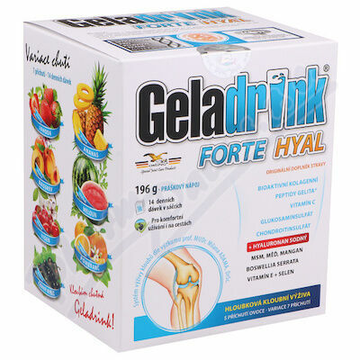 Geladrink FORTE HYAL nápoj 7 příchutí 14x14g porovnat ceny
