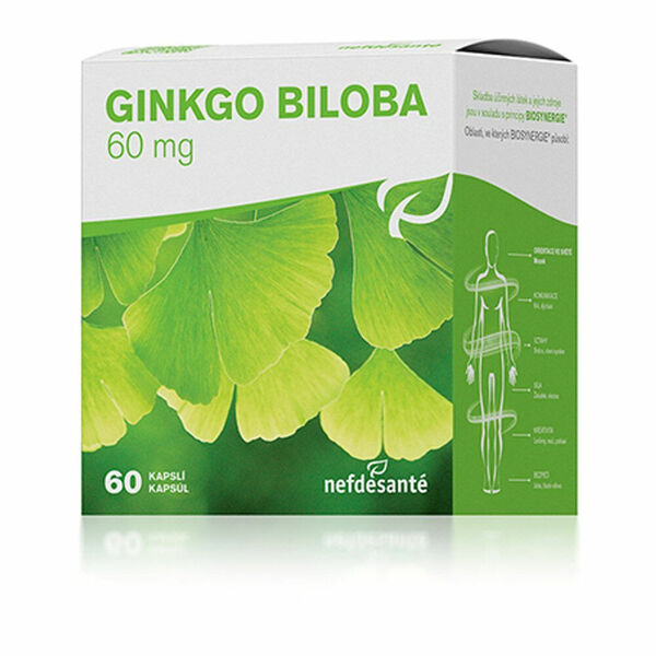Nefdesanté Ginkgo Biloba 60 kapslí porovnat ceny