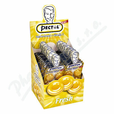 Pectol citronový drops s vit.C box 24 blistrů porovnat ceny