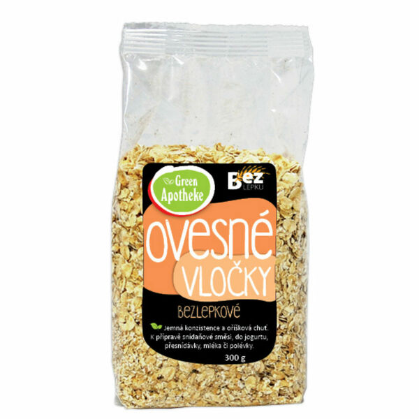 GREEN APOTHEKE Vločky ovesné bezlepkové 300 g porovnat ceny