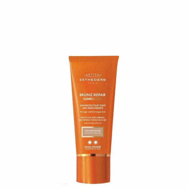 Institut Esthederm  Esthederm Bronz Repair Sunkissed Tónovaný protivráskový opalovací krém na mírné slunce 50ml porovnat ceny