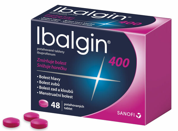 Ibalgin® 400 400mg potahované tablety 48ks porovnat ceny