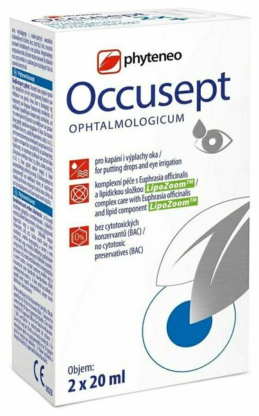 Phyteneo Occusept aqua ophthalmica 2x20ml porovnat ceny