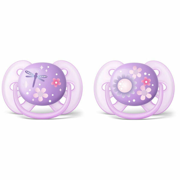 PHILIPS AVENT Šidítko Ultrasoft Deco 6-18m - dívka (2ks) porovnat ceny
