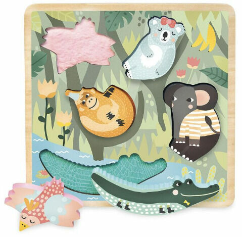 Vilac Senzorické puzzle Jungle porovnat ceny