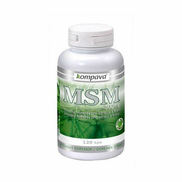 KOMPAVA Msm 500 mg 120 kapslí porovnat ceny
