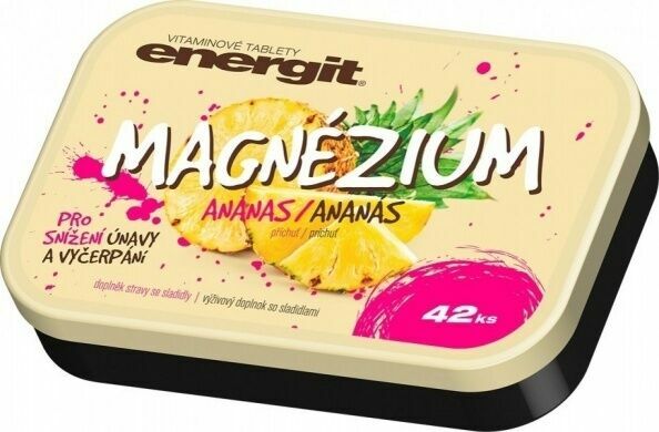 Energit Magnézium ananas 42 tablet porovnat ceny