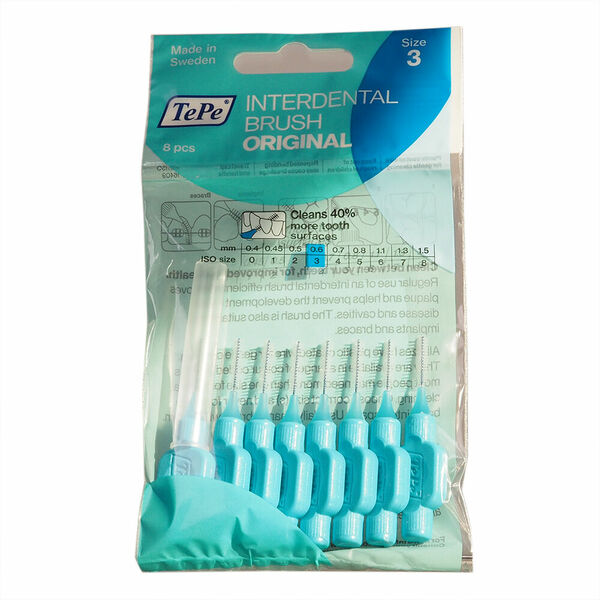 TEPE Mezizubní kartáčky modré 0,6 mm 8 kusů porovnat ceny