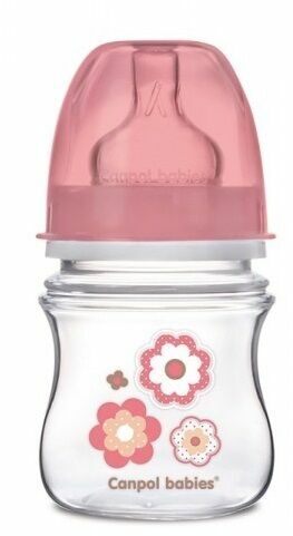 Canpol babies Láhev se širokým hrdlem Newborn baby 120ml růžová porovnat ceny