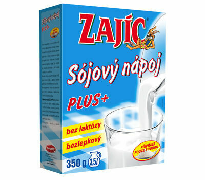 Sójový nápoj - Zajíc PLUS 350g vitam.+vápník+lecit porovnat ceny