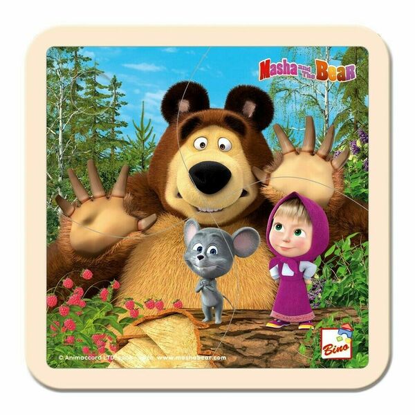 Bino Máša a Medvěd puzzle s myškou 15x15cm porovnat ceny