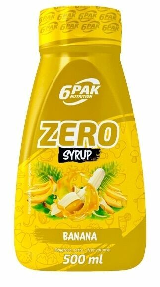 6Pak Nutrition Zero Syrup banán 500ml porovnat ceny