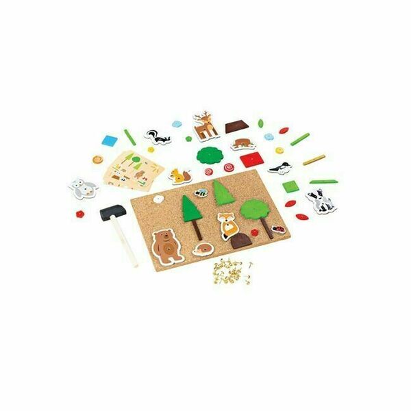 Bigjigs Toys Kreativní zatloukací hra život v lese porovnat ceny