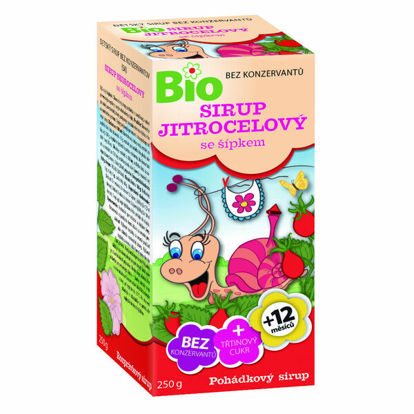 POHÁDKOVÝ SIRUP BIO Jitrocelový se šípkem 250g porovnat ceny