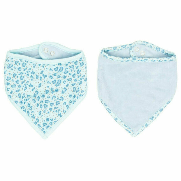 Bébé-jou Bandana slintáček Leopard Blue 2ks porovnat ceny