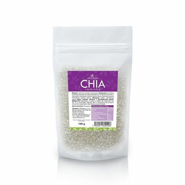 Allnature Chia semínka 100g porovnat ceny