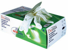 DUMAX vyšetř.latex.nester.pudr.rukavice XL 100ks porovnat ceny