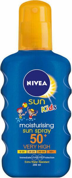 Nivea Dětský barevný sprej na opalování OF 50+ 200ml porovnat ceny