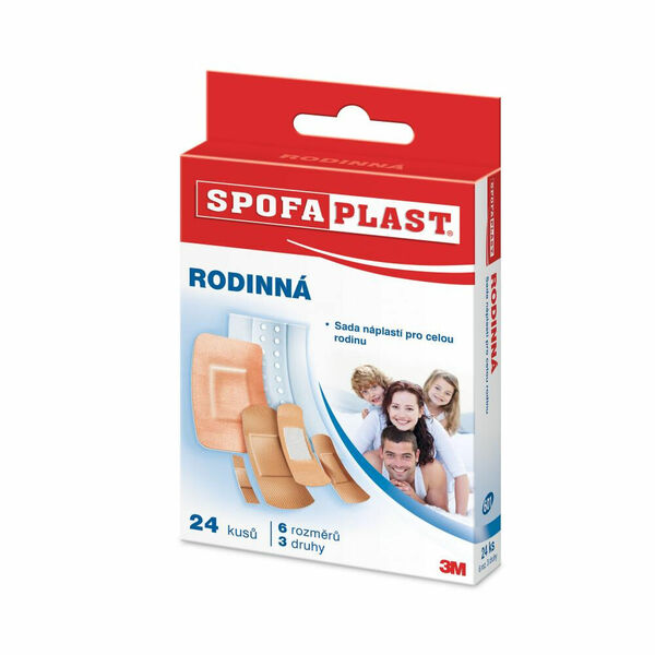 3M SPOFAPLAST Rodinná náplast mix 24 ks porovnat ceny