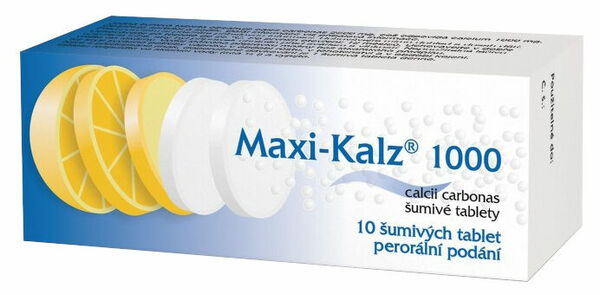 Maxi-Kalz 1000mg 10 šumivých tablet porovnat ceny