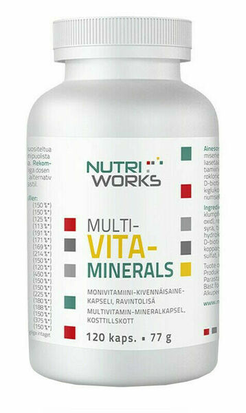 NutriWorks Multivitaminerals 120 kapslí porovnat ceny