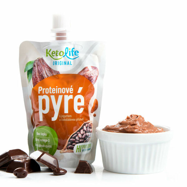 KETOLIFE Proteinové pyré s jogurtem a čokoládovou příchutí 100 g porovnat ceny