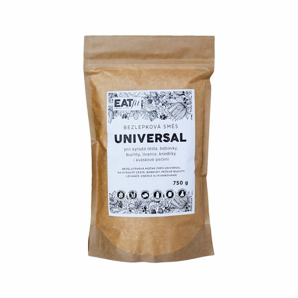 EAT-FIT Bezlepková směs universal 750 g, Neobsahuje: Bezlepkové, Druh zboží: Bezlepkové směsi porovnat ceny