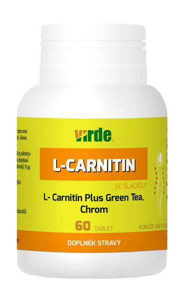 Virde  L-Carnitin Plus Green Tea + Chrom 60 tablet porovnat ceny