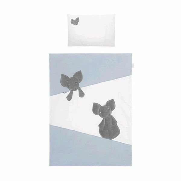 Belisima Baby  Belisima 2dílné ložní povlečení Mouse 90x120cm modré porovnat ceny