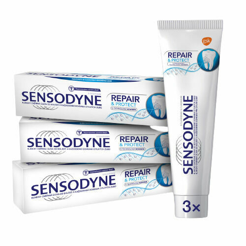 Sensodyne Zubní pasta Repair & Protect 3x75ml porovnat ceny