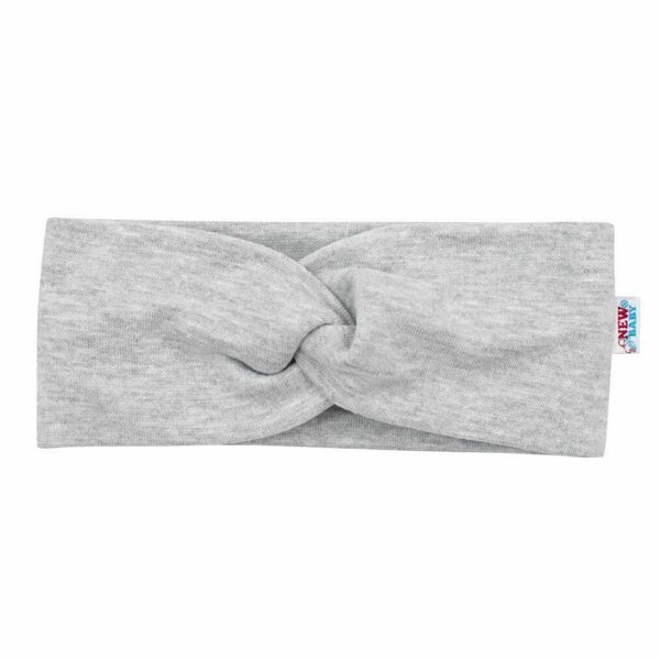 Kojenecká čelenka New Baby Style šedá 37 cm porovnat ceny