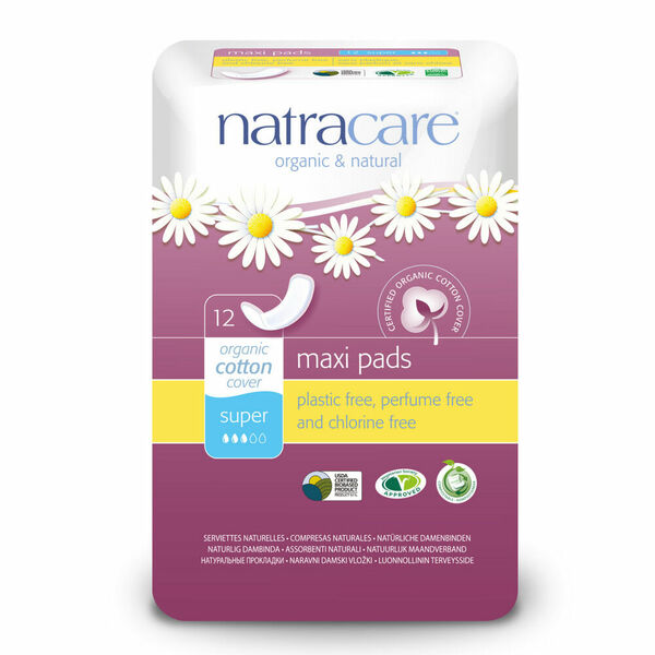 NATRACARE Menstruační vložky Maxi SUPER bez křidélek 12 ks porovnat ceny