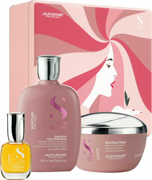 Alfaparf Milano Semi Di Lino Moisture dárkový set 3ks porovnat ceny