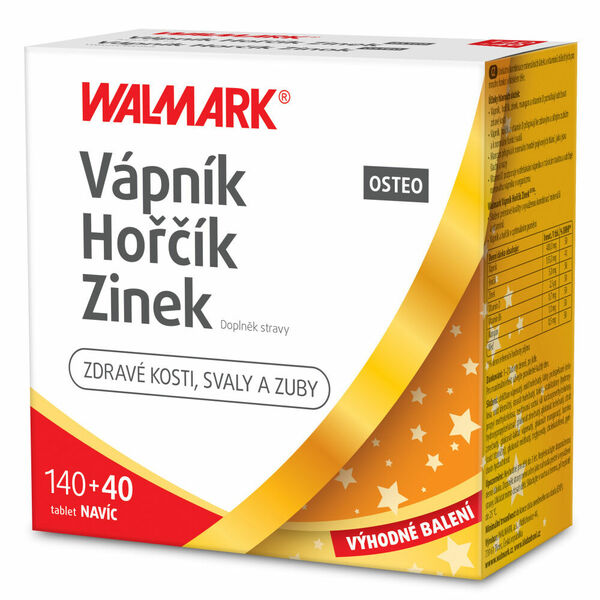 WALMARK Vápník-Hořčík-Zinek Osteo 120+60 tablet PROMO porovnat ceny