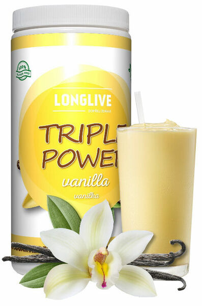 Longlive Protein Triple Power vanilka 690g porovnat ceny