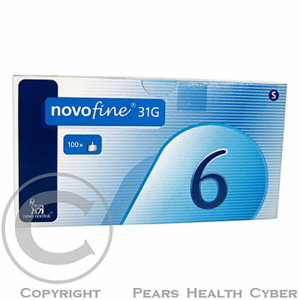 NovoFine jehla 31Gx6 mm 100 ks porovnat ceny
