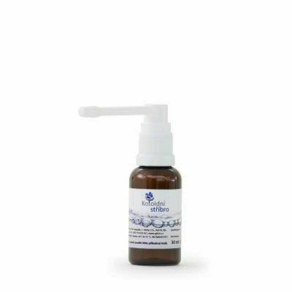 Koloidní stříbro sprej 30 ml 20 ppm -ušní aplikátor porovnat ceny