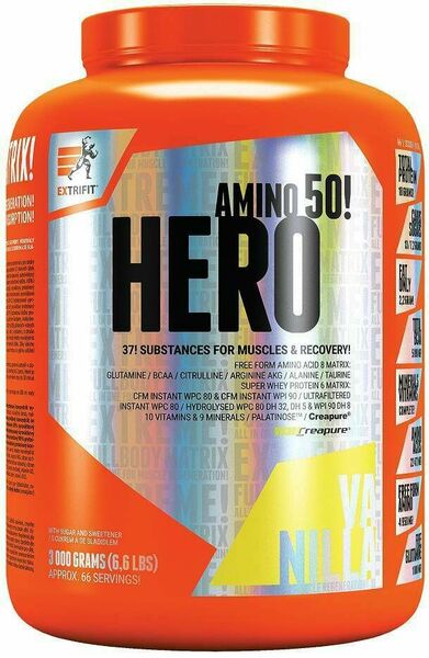 Extrifit Hero 3000g vanilka porovnat ceny