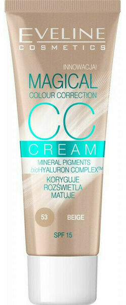 Eveline Cosmetics  Eveline CC Cream Magical Colour Correction - béžová 30ml porovnat ceny