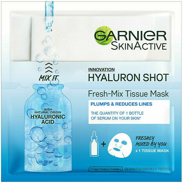Garnier Textilní maska s kyselinou hyaluronovou pro hydratovanou a vypnutou pleť 33g porovnat ceny