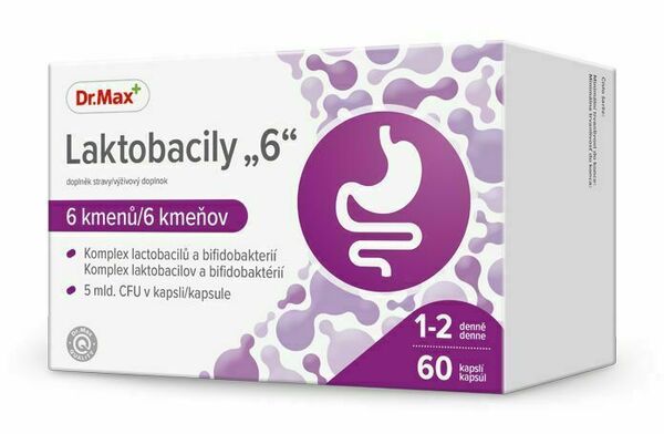 Dr.Max Laktobacily 6 60 kapslí porovnat ceny