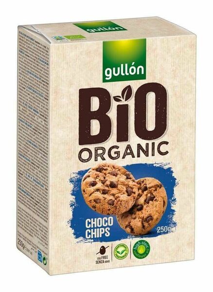 Gullón BIO Choco chip sušenky s čokoládovými kousky 250g porovnat ceny