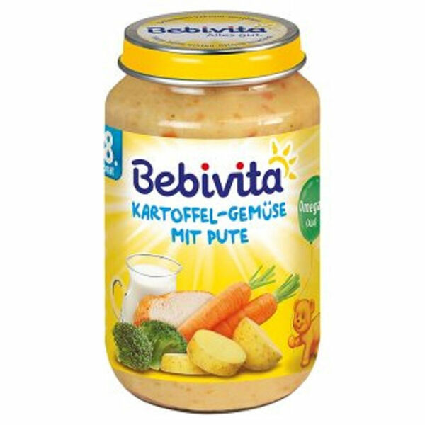 BEBIVITA Menu Brambory se zeleninou a krůtou 220 g porovnat ceny